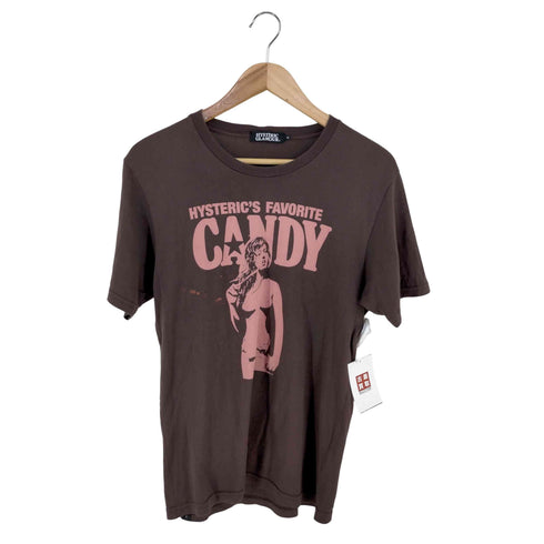 ヒステリックグラマー HYSTERIC GLAMOUR FAVORITE CANDY 両面フロントプリントTシャツ ヒスガール レディース JPN:S