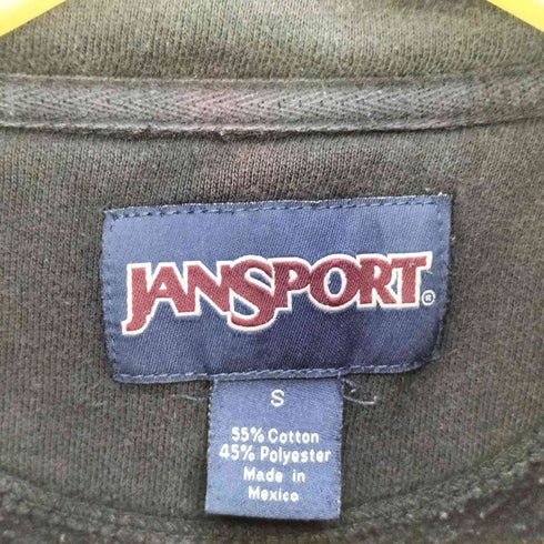 ジャンスポーツ JanSport メキシコ製 カレッジプリント ハーフジップスウェット メンズ import:S