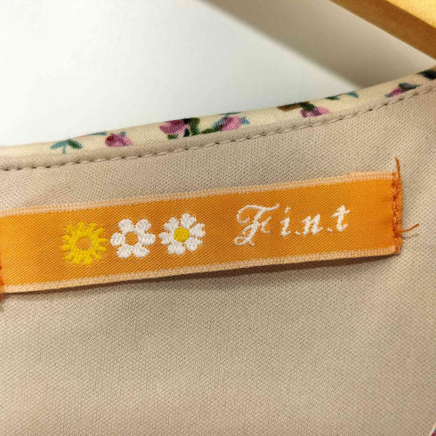 フィント fint 花柄 リボンワンピース レディース FREE