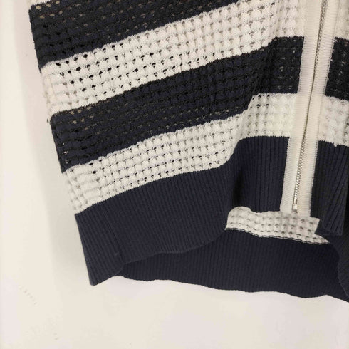 クレージュ courreges ニットジップアップパーカー レディース 38