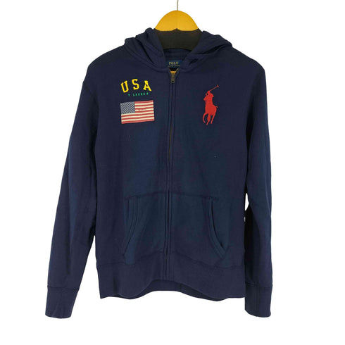 ポロラルフローレン POLO RALPH LAUREN ビッグポニー ジップアップパーカー レディース JPN:M