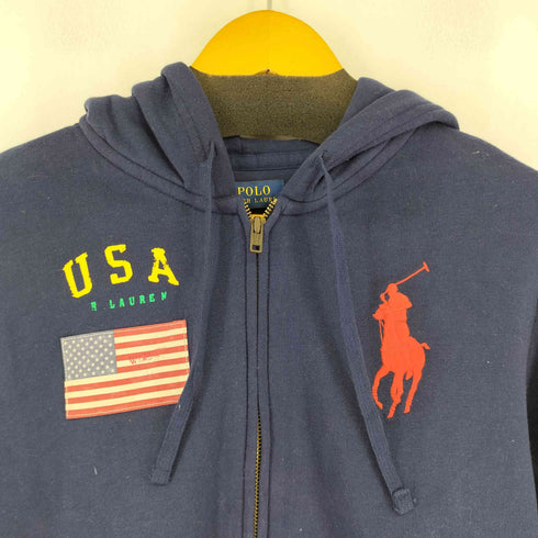 ポロラルフローレン POLO RALPH LAUREN ビッグポニー ジップアップパーカー レディース JPN:M