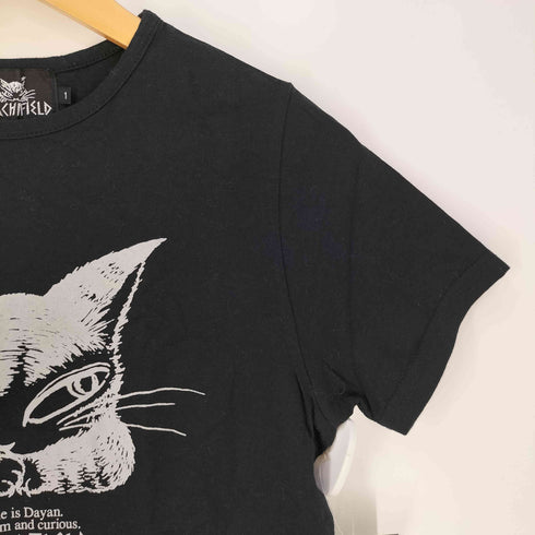 フルギ WACHIFIELD 猫 アニマルプリント クルーネックTシャツ レディース JPN:1