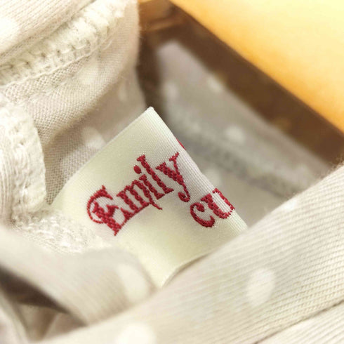 エミリーテンプルキュート Emily Temple cute ドット柄フリルプルオーバー レディース