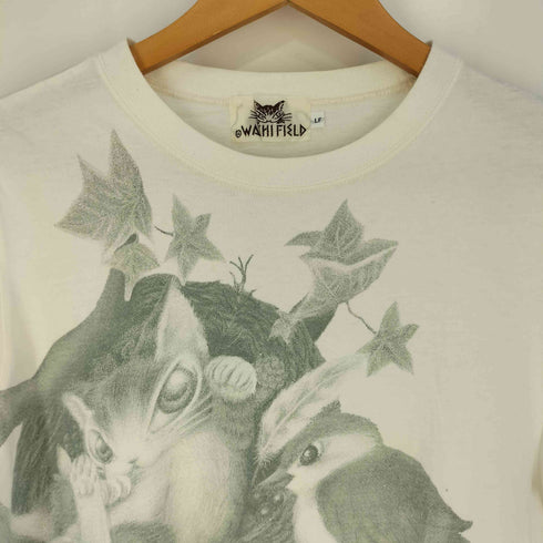 フルギ WACHIFIELD アニマルプリント クルーネックTシャツ レディース LF