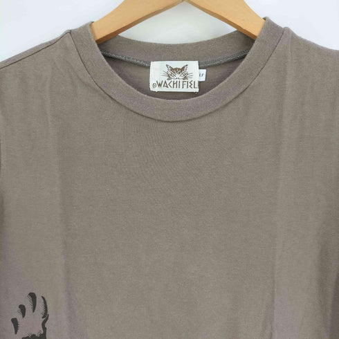 フルギ WACHIFIELD 猫 アニマルプリント クルーネックTシャツ レディース LF