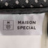 メゾンスペシャル MAISON SPECIAL ヴィーガンレザービッグパンチングカラー レディース