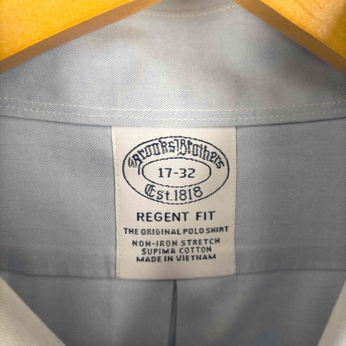 ブルックスブラザーズ BROOKS BROTHERS ノンアイロン ストレッチコットン ピンポイントオックスフォード ドレスシャツ Regent Fit メンズ 17-32