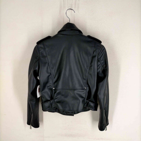 ザラ ZARA フェイクレザー ライダースジャケット レディース JPN:S