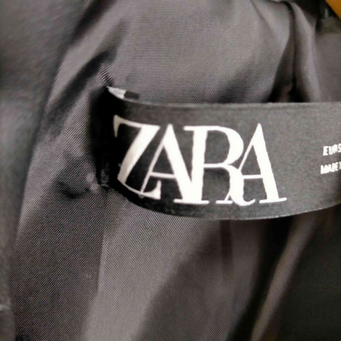 ザラ ZARA フェイクレザー ライダースジャケット レディース JPN:S