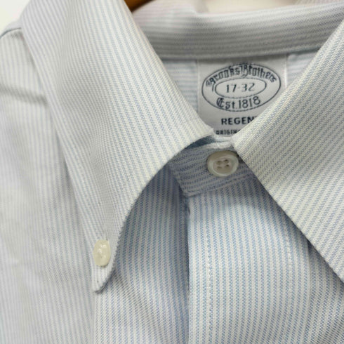 ブルックスブラザーズ BROOKS BROTHERS REGENT ストライプボタンダウンシャツ メンズ 17-32