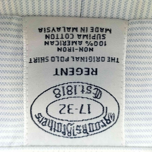 ブルックスブラザーズ BROOKS BROTHERS REGENT ストライプボタンダウンシャツ メンズ 17-32