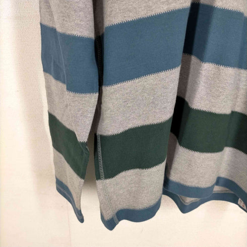 パパス papas ボーダーロングスリーブカットソー メンズ JPN:M