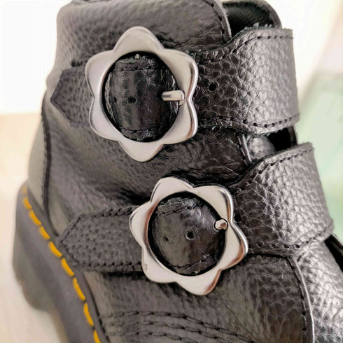ドクターマーチン Dr.Martens QUAD RETRO DEVON FLOWER 厚底ブーツ レディース uk4