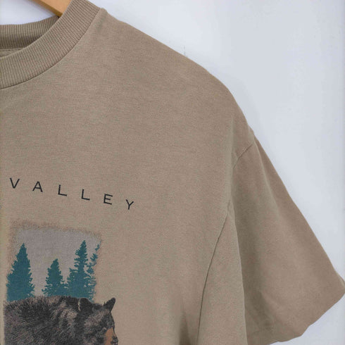 アンビル Anvil 00s PINE CREEK VALLE BEAR アニマルTシャツ メンズ import:L