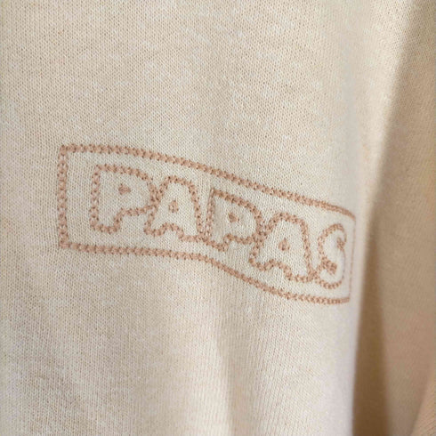 パパス papas ロゴ刺繍プルオーバーフーディ メンズ JPN:M
