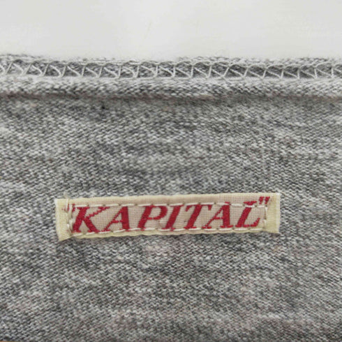 キャピタル KAPITAL ビーズデザインVネックTシャツ レディース 1