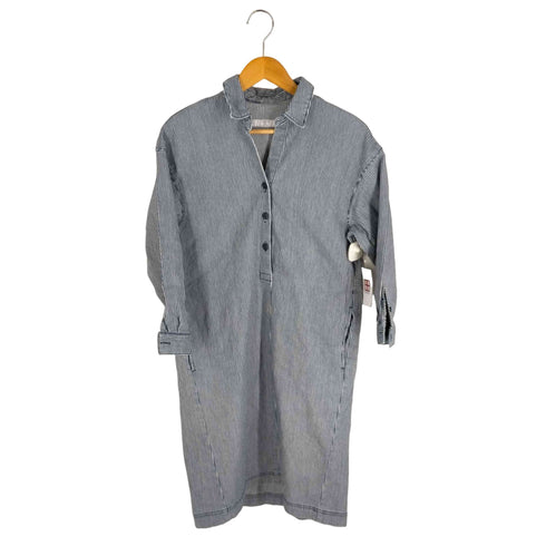 マイセルフアバハウス MYSELF ABAHOUSE ヒッコリーストライプシャツワンピース レディース