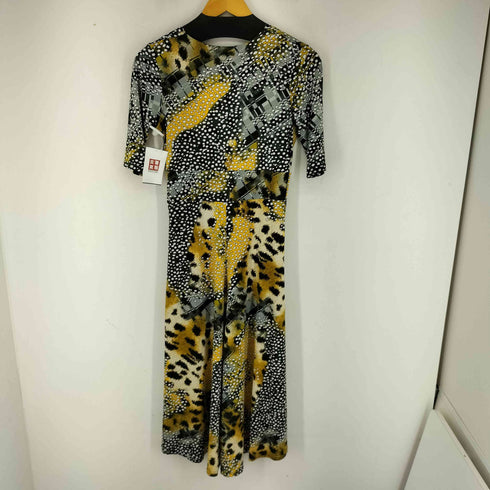 ONJENU LONDON フランス製 総柄ワンピース レディース