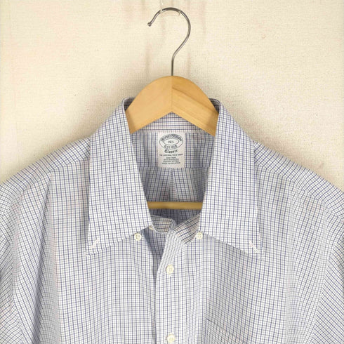 ブルックスブラザーズ BROOKS BROTHERS スーピマコットン チェック柄ボタンダウンシャツ メンズ 16 1/2