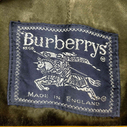 バーバリーズ BURBERRYS MADE IN ENGLAND アルパカ混 裏地ノヴァチェックステンカラーコート メンズ