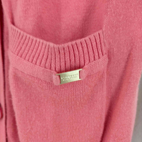 バーバリーロンドンブルーレーベル BURBERRY LONDON BLUE LABEL ノバチェック ロゴ刺繍カーディガン レディース DE:38