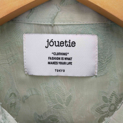 ジュエティ jouetie ジャカードシアーシャツ レディース M