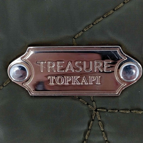 トレジャートプカピ TREASURE TOPKAPI 星柄 キルティングトートバッグ レディース