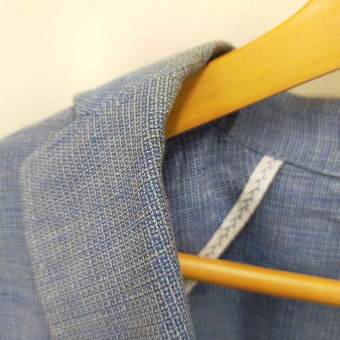 コルネリアーニ Corneliani イタリア製 2Bリネン混テーラードジャケット メンズ 46