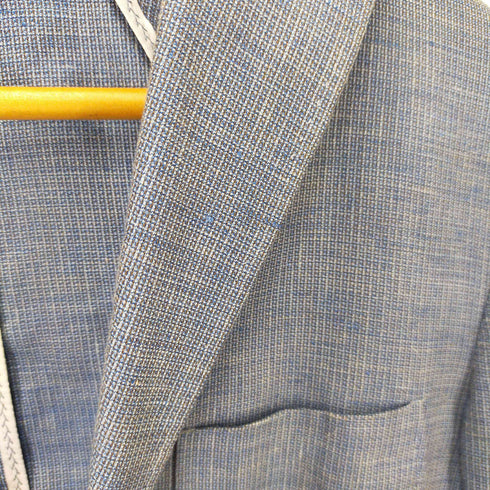 コルネリアーニ Corneliani イタリア製 2Bリネン混テーラードジャケット メンズ 46