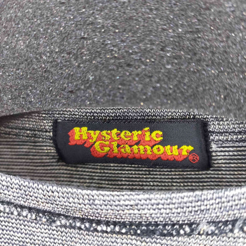 ヒステリックグラマー HYSTERIC GLAMOUR ラメリブトップス Y2K レディース FREE