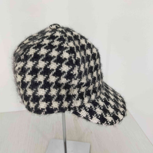 カシラ CA4LA 千鳥格子ウールキャップ レディース ONE SIZE