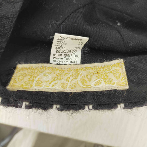 カシラ CA4LA 千鳥格子ウールキャップ レディース ONE SIZE
