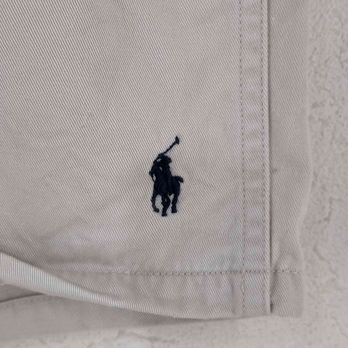 ポロバイラルフローレン Polo by RALPH LAUREN 90-00s 三角タグ スモールポニー刺繍 イージーチノショーツ レディース JPN:S