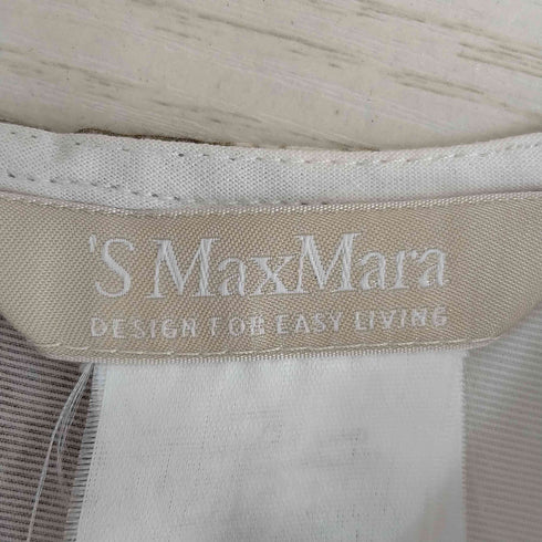 エス マックスマーラ 'S Max Mara 総柄 ノースリーブ チュニックワンピース レディース USA 10