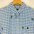 ポロラルフローレン POLO RALPH LAUREN CLASSIC FIT ポニー刺繍 ヤシの木刺繍 ボタンダウンギンガムチェックシャツ メンズ import:L