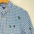 ポロラルフローレン POLO RALPH LAUREN CLASSIC FIT ポニー刺繍 ヤシの木刺繍 ボタンダウンギンガムチェックシャツ メンズ import:L
