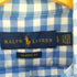 ポロラルフローレン POLO RALPH LAUREN CLASSIC FIT ポニー刺繍 ヤシの木刺繍 ボタンダウンギンガムチェックシャツ メンズ import:L