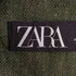 ザラ ZARA レーヨンリネン混 ラスティックコート チェスターコート レディース import:S