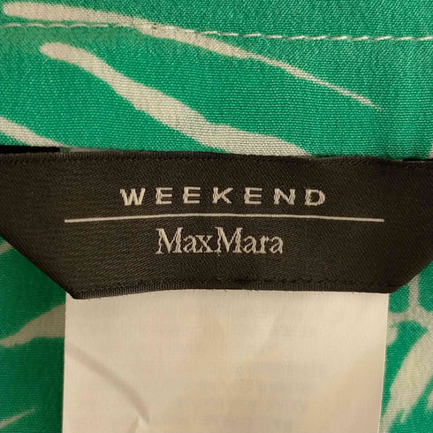 ウィークエンドバイマックスマーラ WEEKEND by Max Mara シルク100 総柄スカート レディース US6