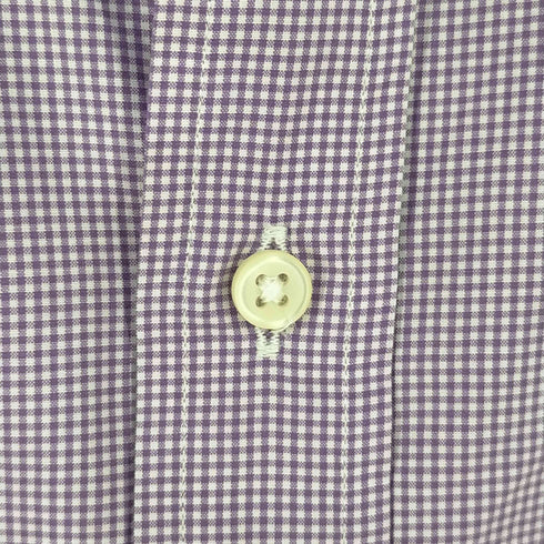 ポロバイラルフローレン Polo by RALPH LAUREN 90-00s SLIM FIT ポニー無し チェックL/Sシャツ メンズ import:S