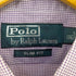 ポロバイラルフローレン Polo by RALPH LAUREN 90-00s SLIM FIT ポニー無し チェックL/Sシャツ メンズ import:S