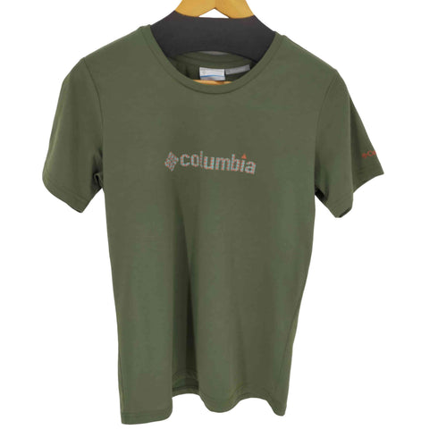 コロンビア Columbia ロゴプリントクルーネックS/Sカットソー レディース JPN:L