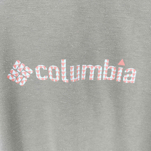 コロンビア Columbia ロゴプリントクルーネックS/Sカットソー レディース JPN:L