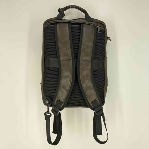 グッシオ GUSCIO PUレザー ビジネスリュック 2WAY バッグパック メンズ