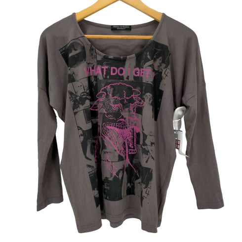 ヒステリックグラマー HYSTERIC GLAMOUR L/S フロントグラフィックTシャツ メンズ FREE