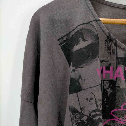 ヒステリックグラマー HYSTERIC GLAMOUR L/S フロントグラフィックTシャツ メンズ FREE