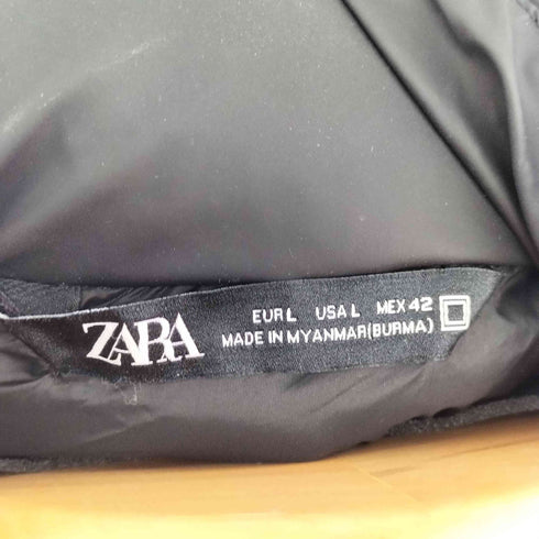 ザラ ZARA RUBBERISED PUFFER JCT メンズ L