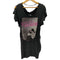 ヒステリックグラマー HYSTERIC GLAMOUR S/S サイドオープンプリントTシャツ レディース FREE