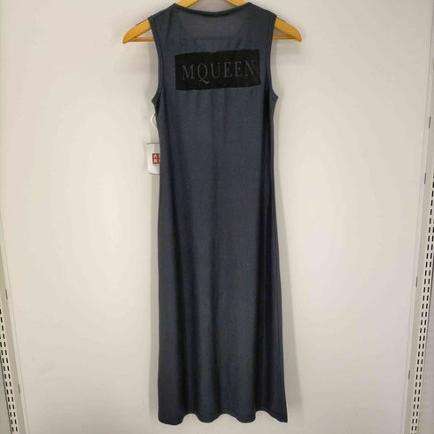 アレキサンダーマックイーン Alexander McQueen OLD イタリア製バックロゴレーヨンワンピース レディース JPN:S
